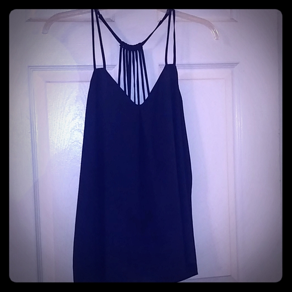 Metaphor Tops - Metaphor Navy Blue spaghetti strap top L